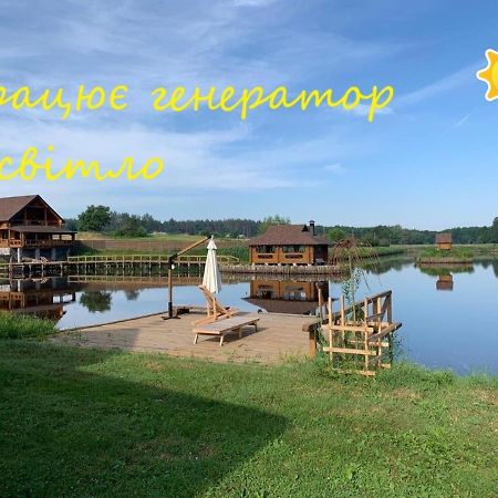 Guesthouse On The Lake With Bathhouse 70 Km From Kiev Makariv Eksteriør billede